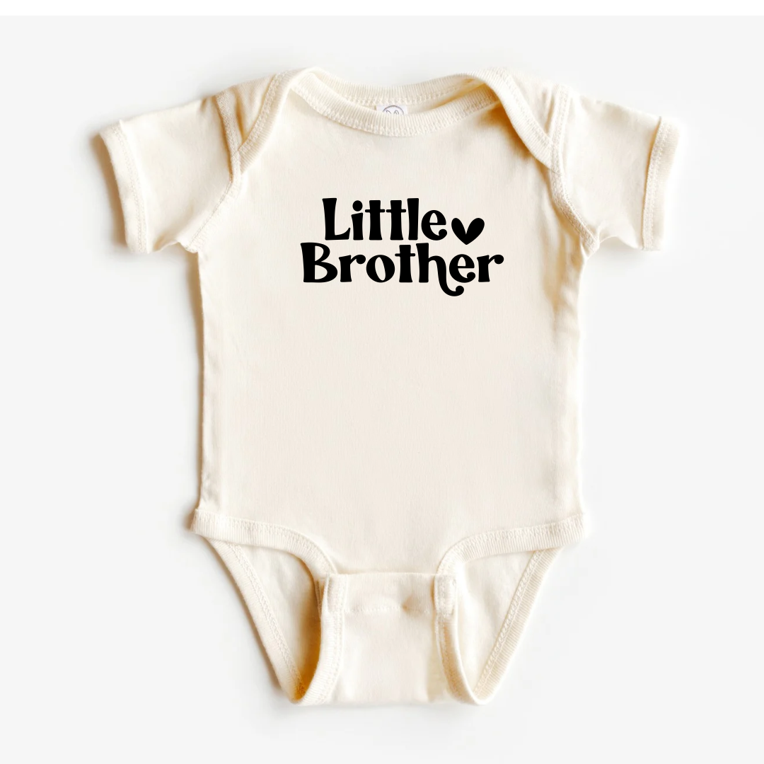 Little Brother Bodysuit | Gender Reveal Baby | Kids