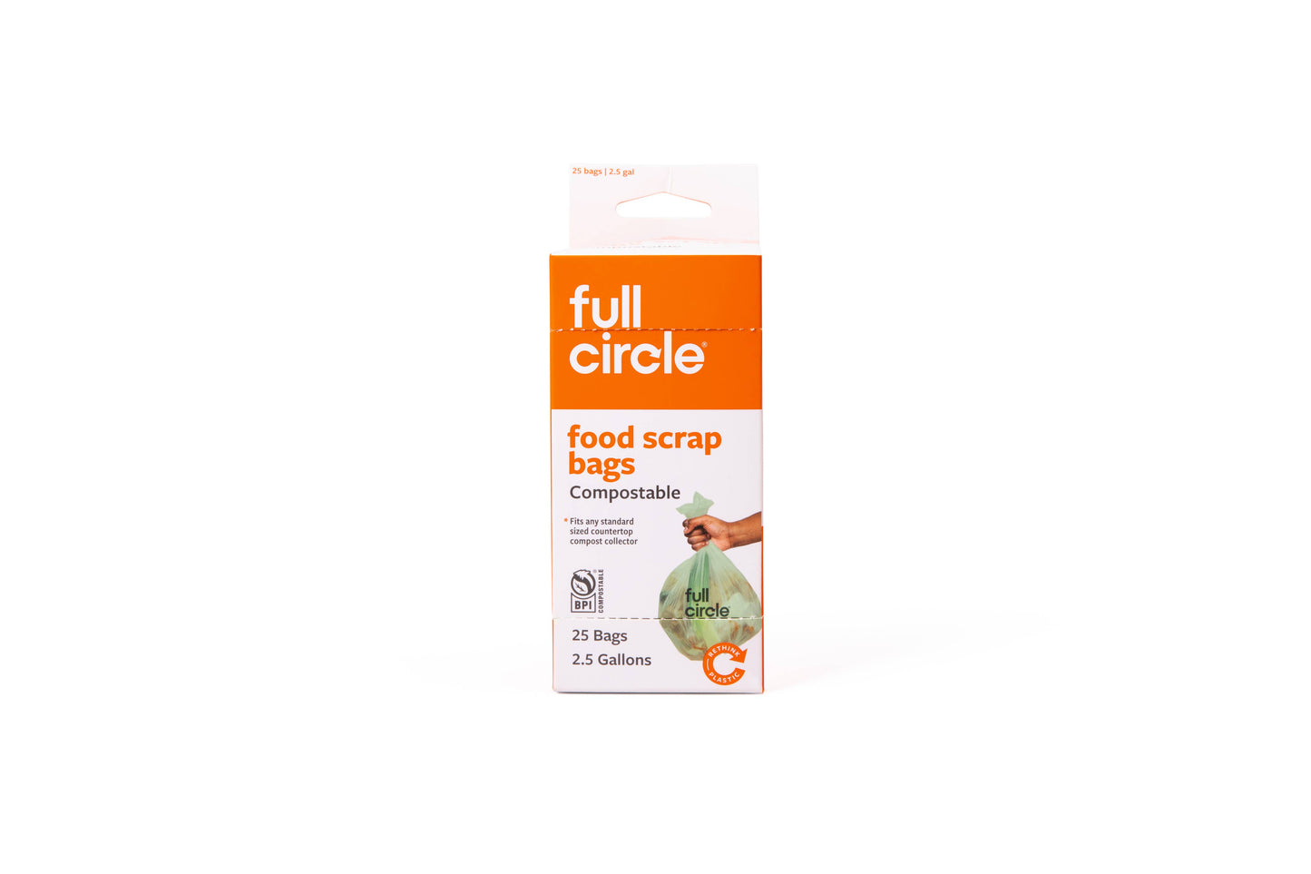 Full Circle Home - Compostable Food Scrap Bags 2.5 Gallon (25pk)