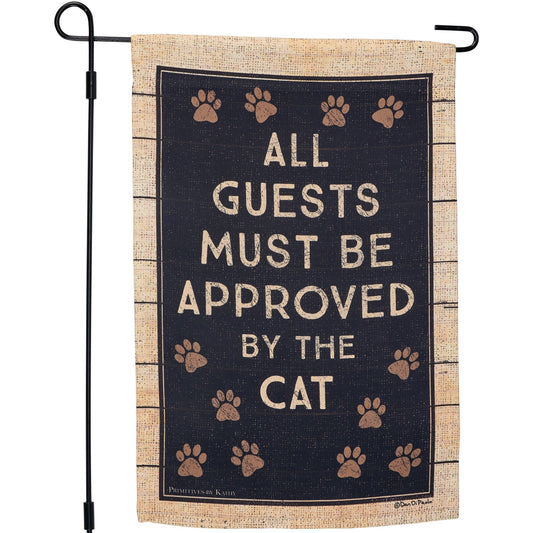 Approved By Cat Garden Flag