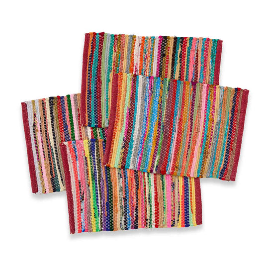 SERRV International - Remnant Sari Placemats - Set of 4