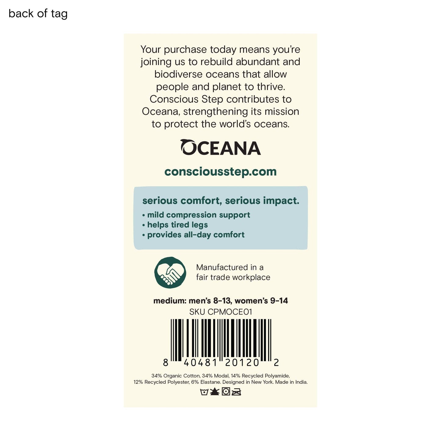 Conscious Step - Compression Socks that Protect Oceans | Striped
