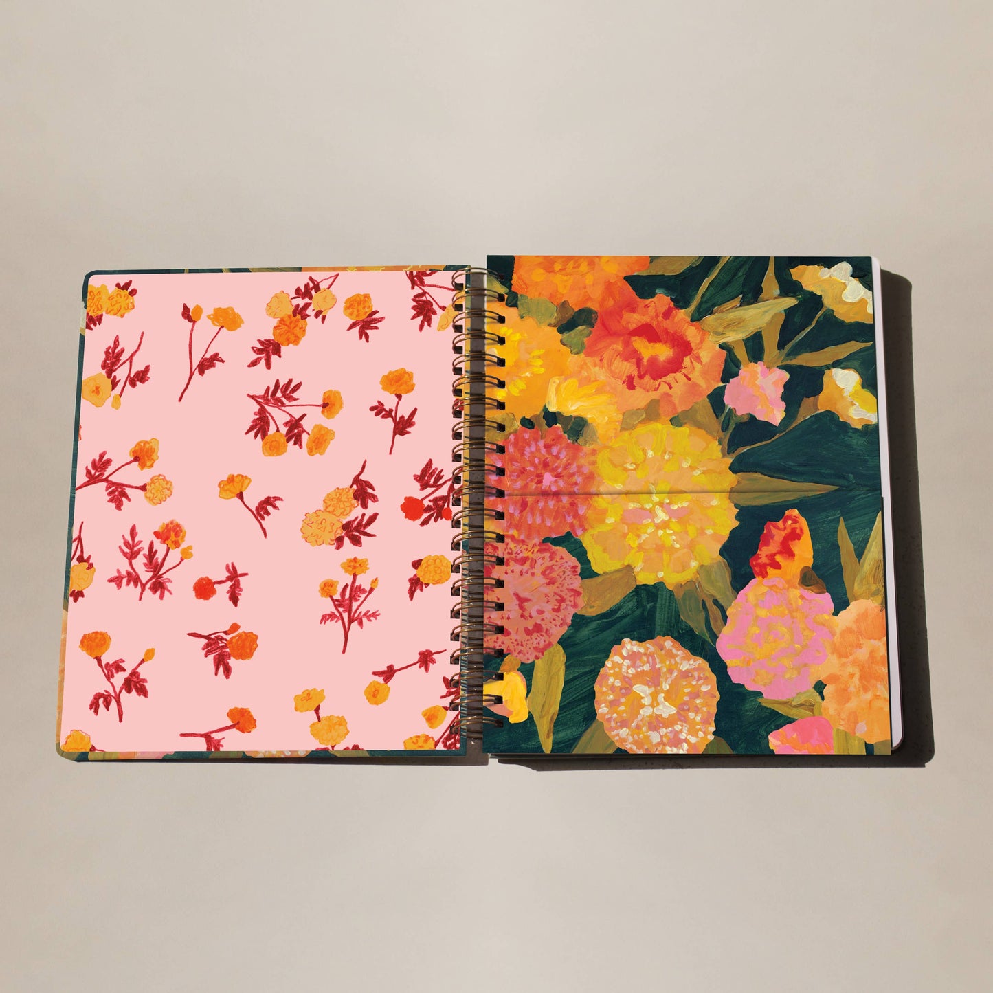 Marigolds Seedlings Big Ass 8.5" x 11" Notebook