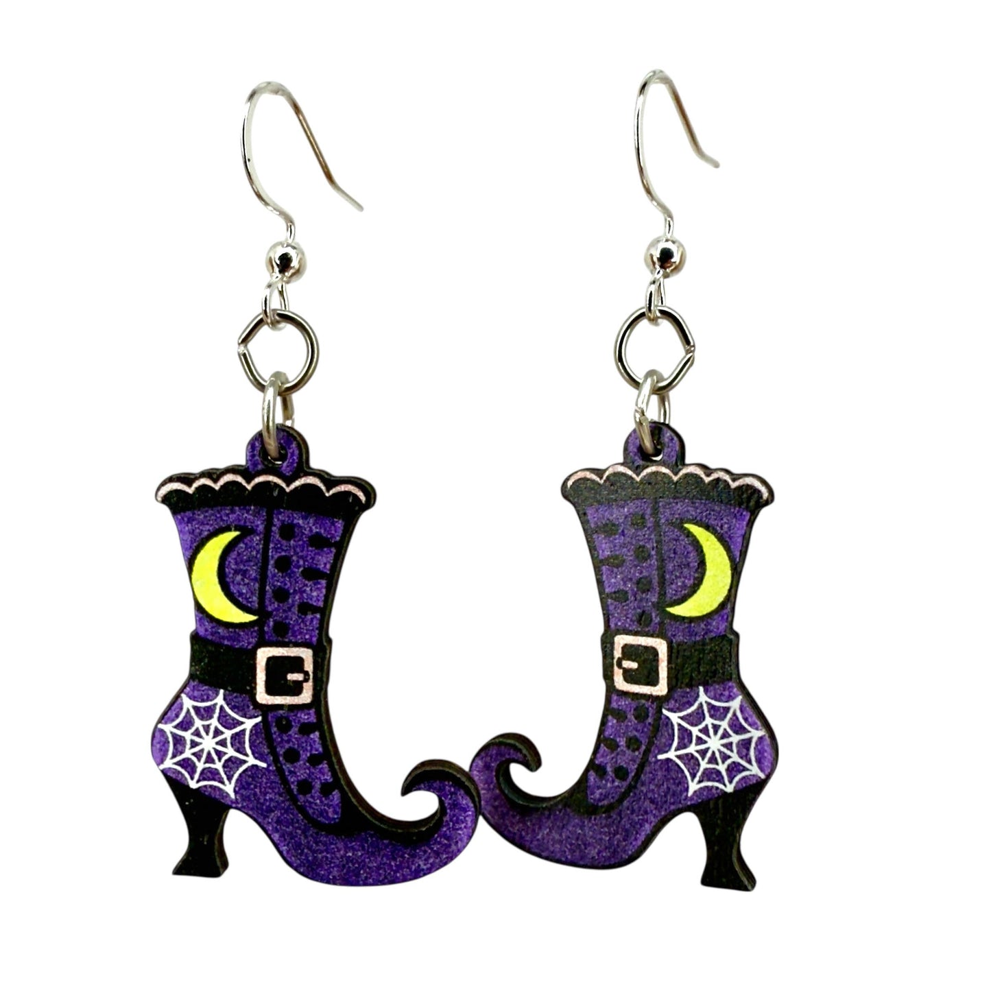 Green Tree Jewelry - Witch Boot Earrings #1873