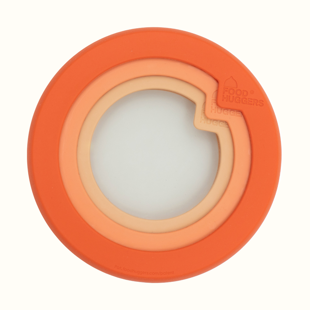 Food Huggers - Glass Bowl Lids with Silicone Seal (Set/3) – Terra Cotta