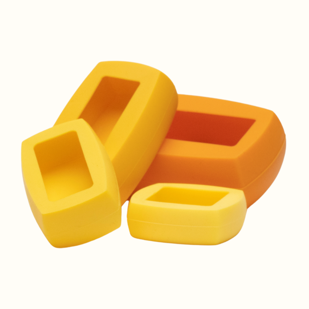 Food Huggers - Reusable Silicone Cheese Savers (Set of 4)