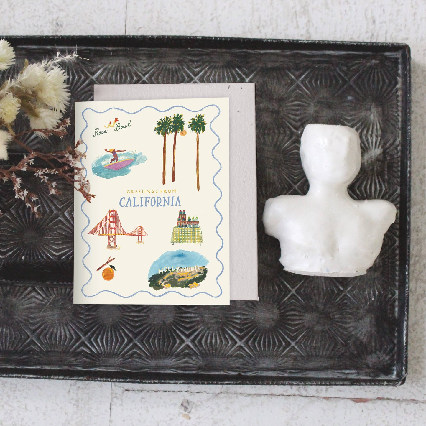 California - Just to Say Hi Card
