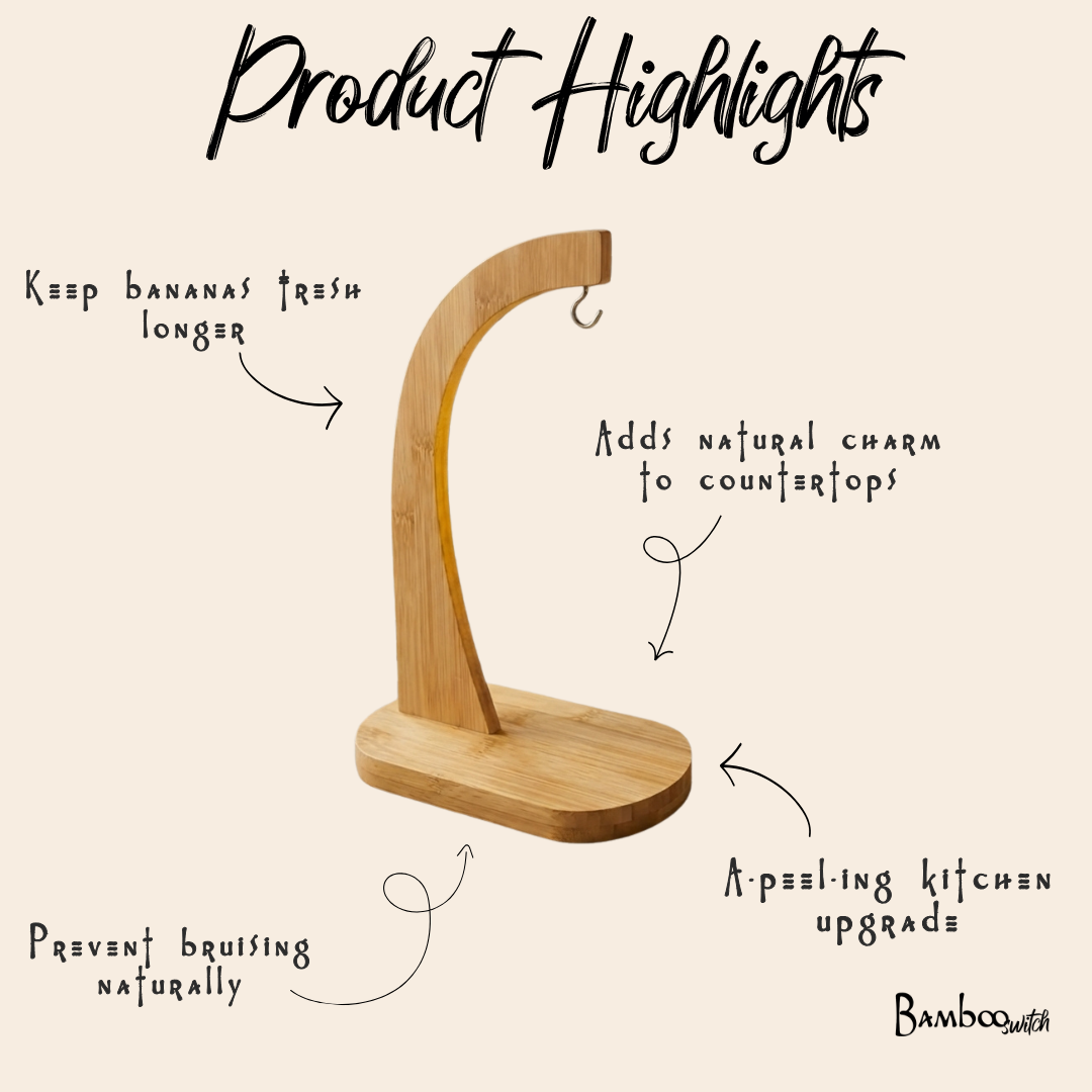 Bamboo Banana Rack