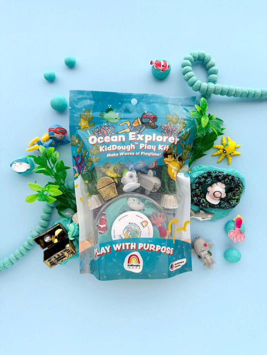 Earth Grown KidDoughs (KidDoughs by EGKD) - Ocean Explorer KidDough Play Kit