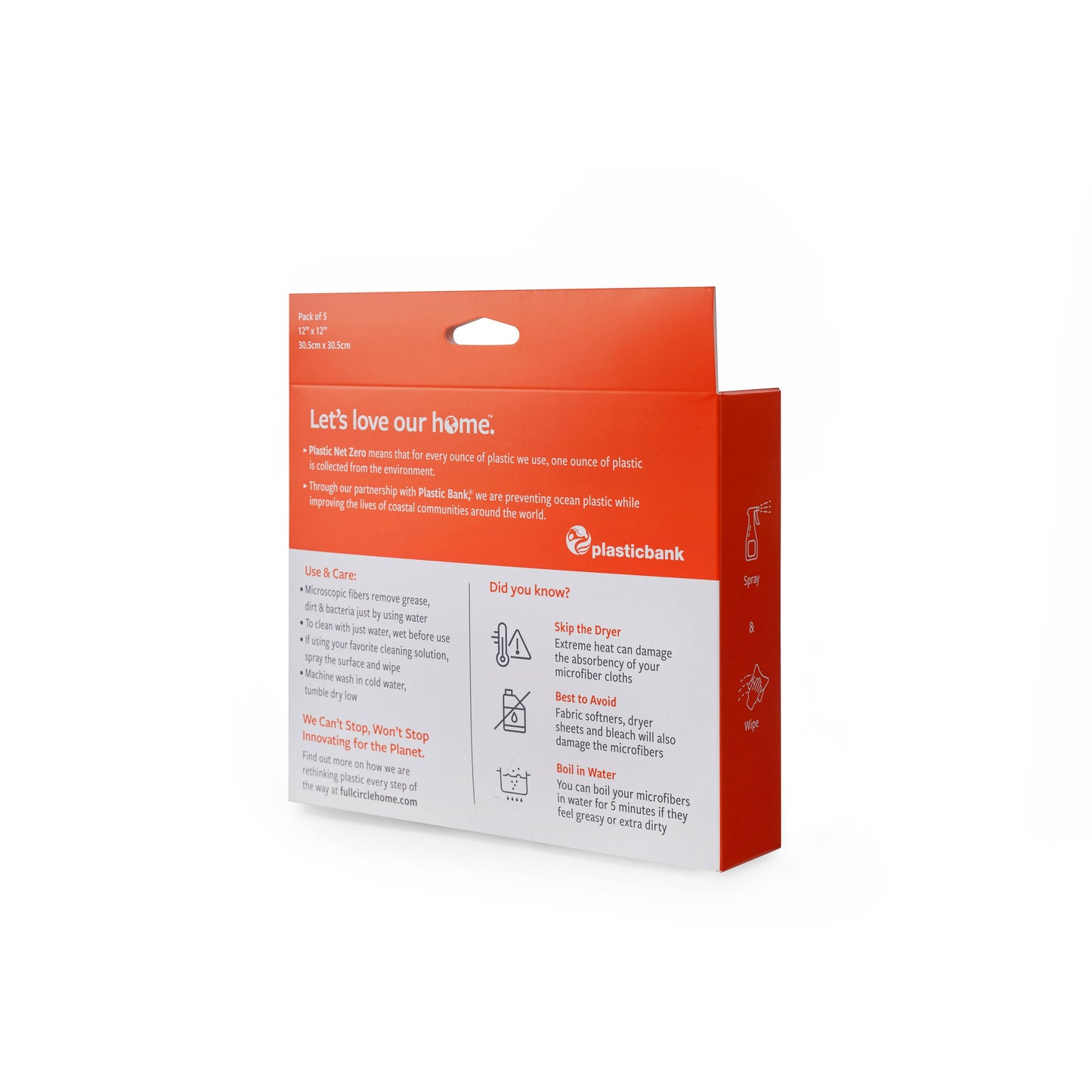 Full Circle Home - Renew Recycled Essential Microfiber Cloths (set of 5)