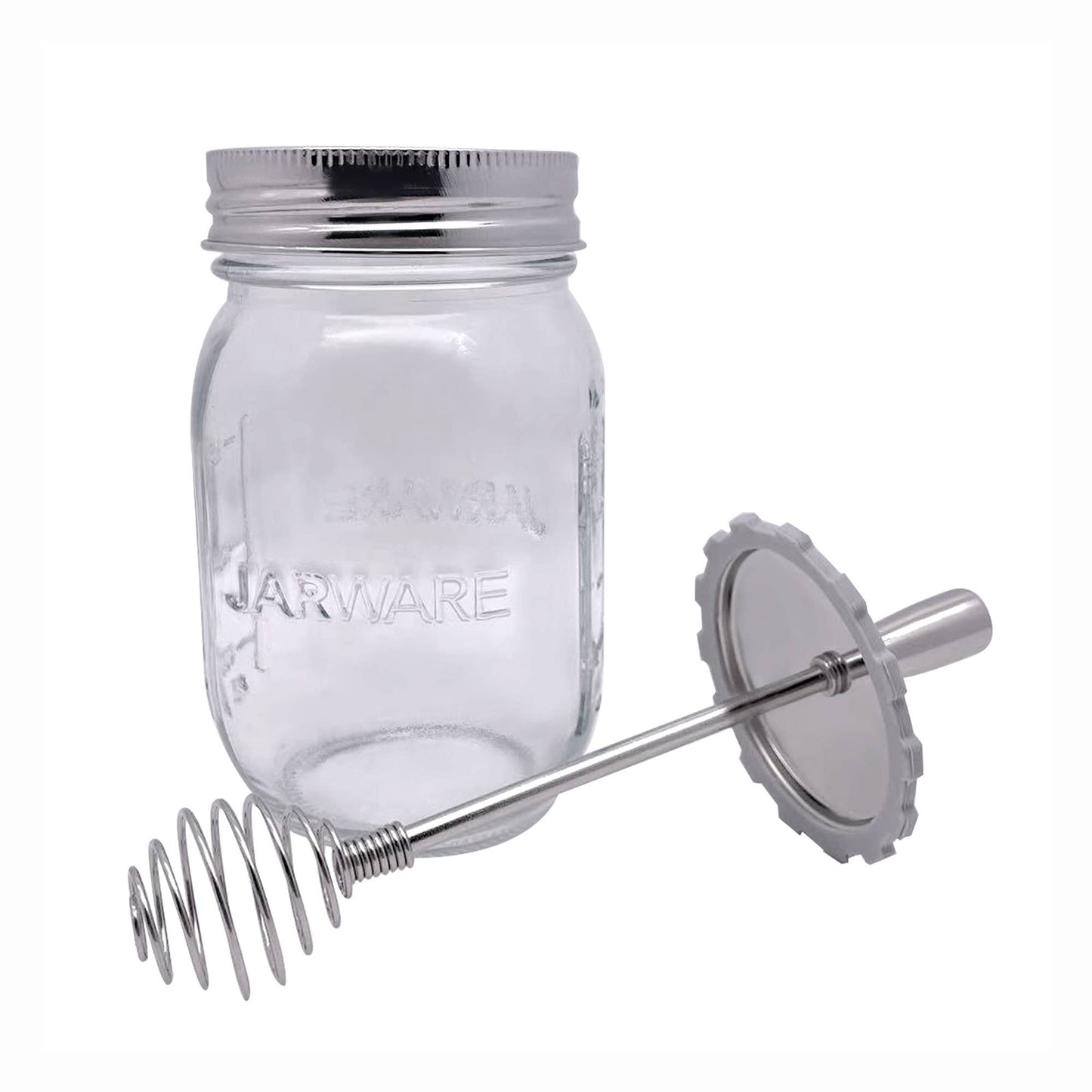 Fox Run Brands - Jarware Mason Jar and Honey Dipper Lid