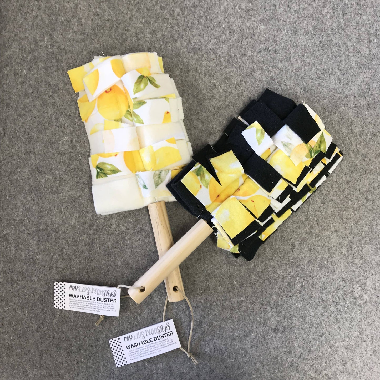 Washable Dusters: Vintage Lemons