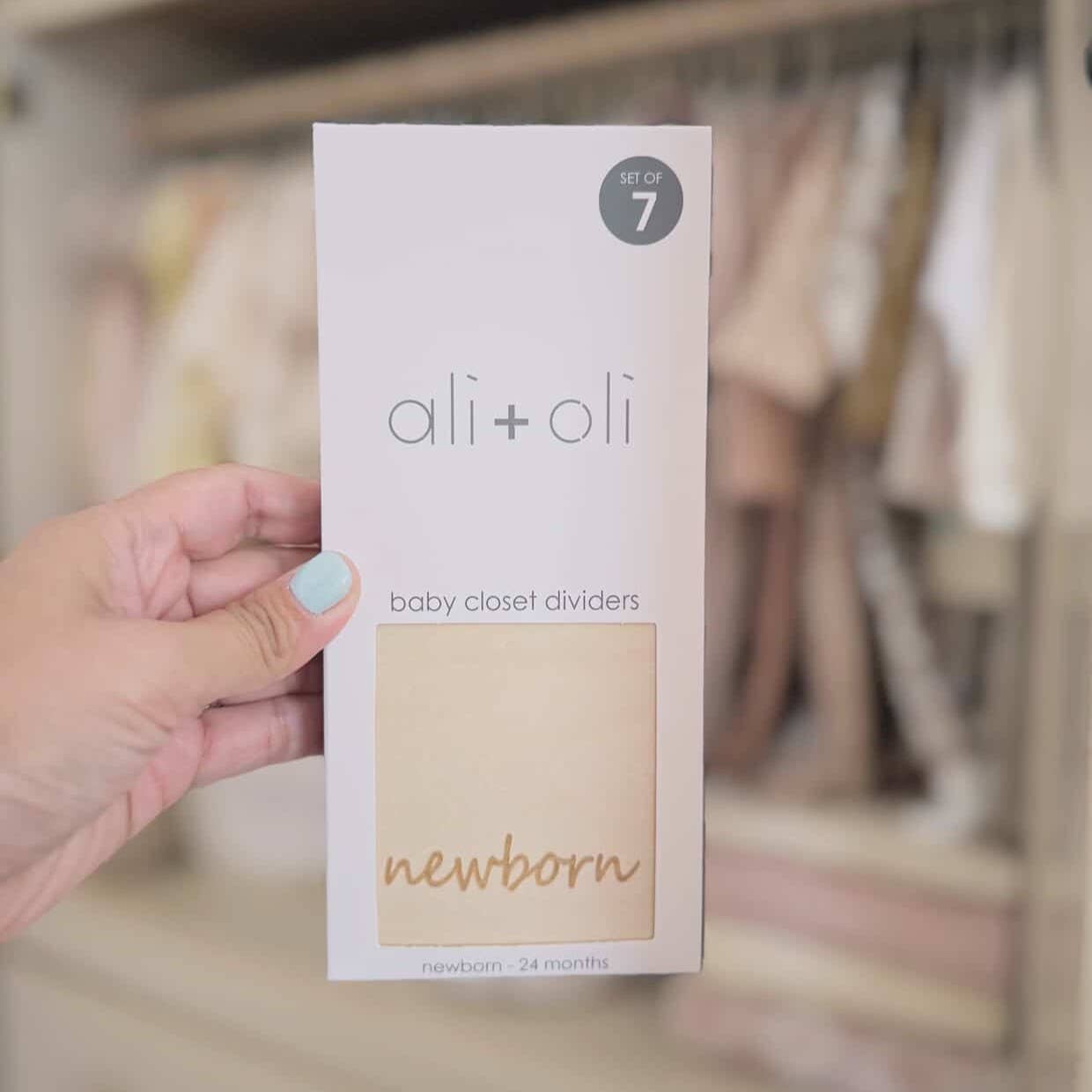 Ali+Oli - Baby Closet Size Dividers & Organizer – Newborn - 24 Months