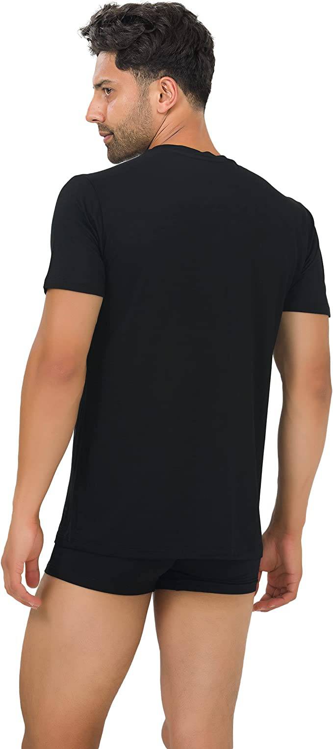 Men's Bamboo Crew Neck Undershirts (3-Pack)