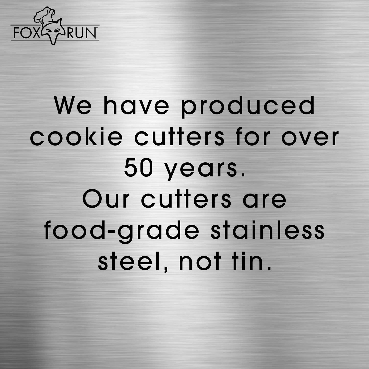 Fox Run Brands - Fox Run Christmas Cookie Cutters, Set of 7, 1" x4.25" x3.5"