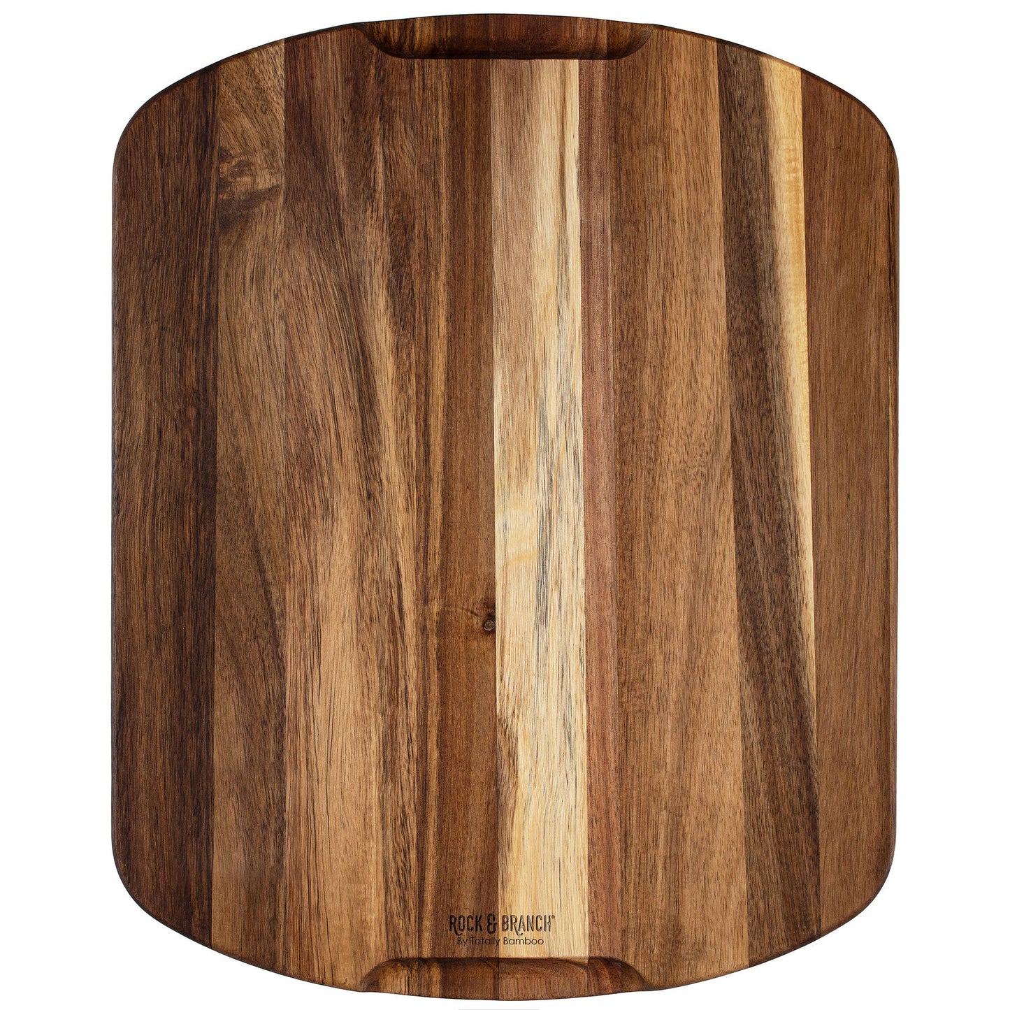 Totally Bamboo - Rock & Branch® Acacia Wood Carving Board with Juice Groove