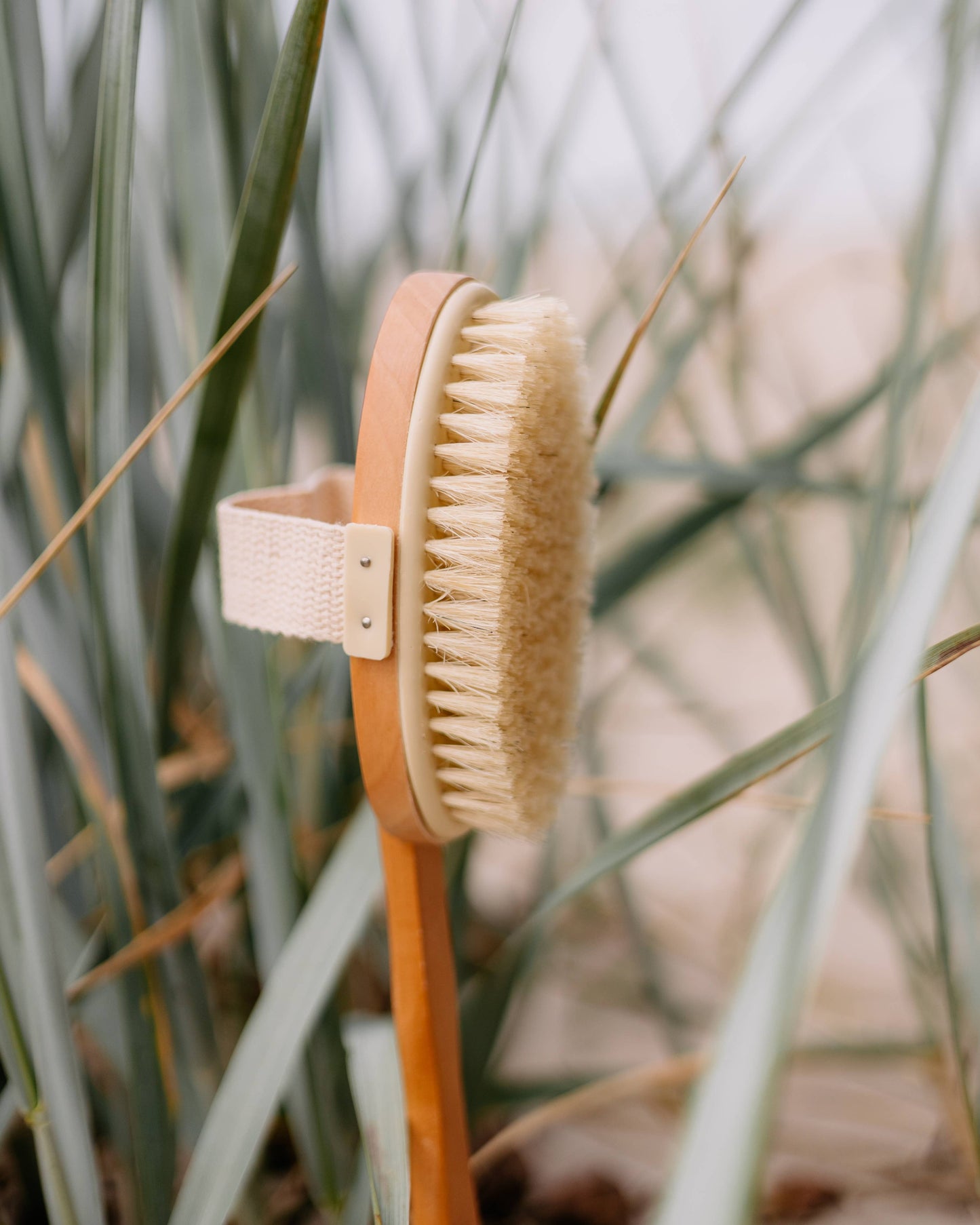 Croll & Denecke - Body brush with handle, wood massage birthday women