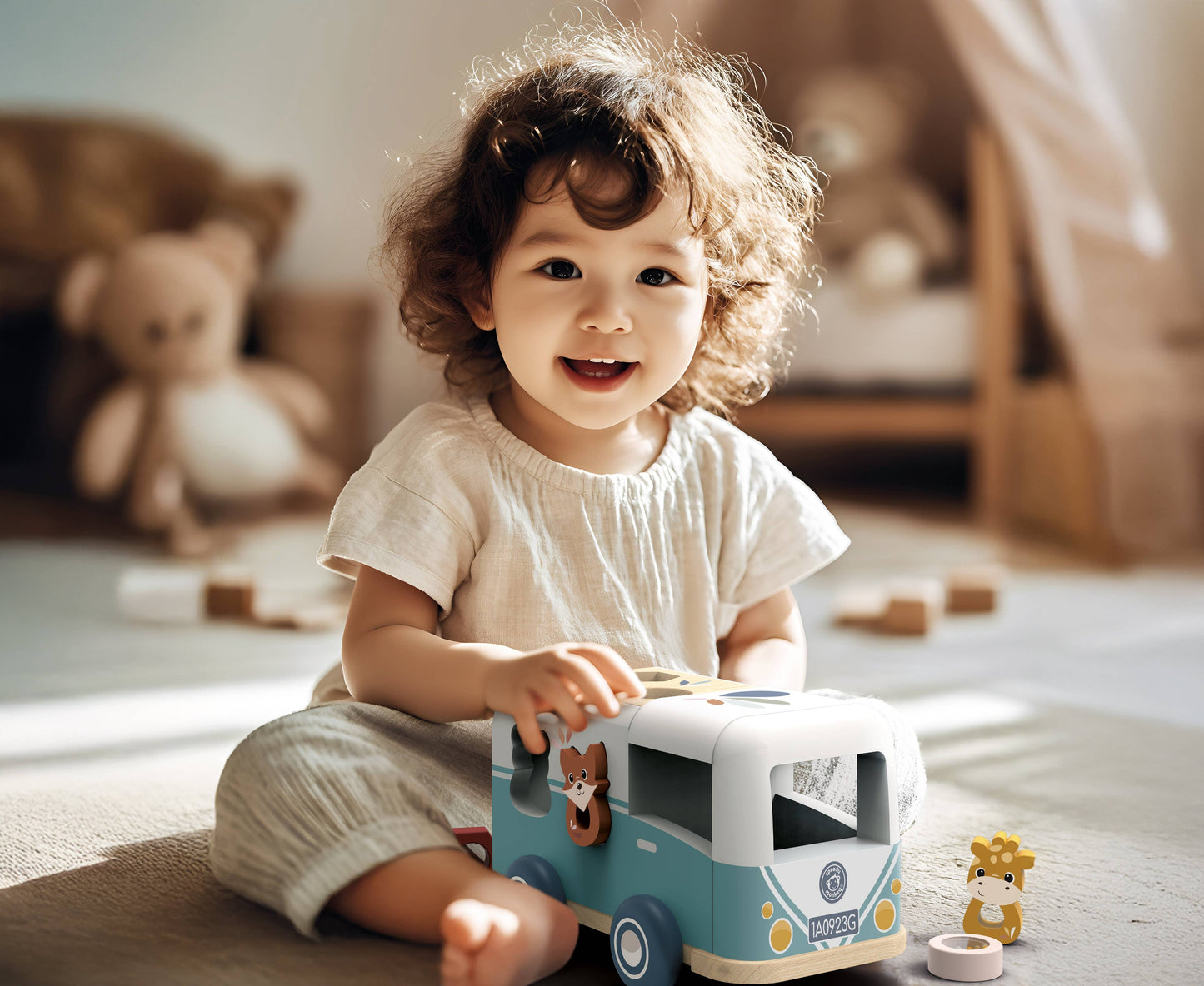 Speedy Monkey - Van Shape Sorter