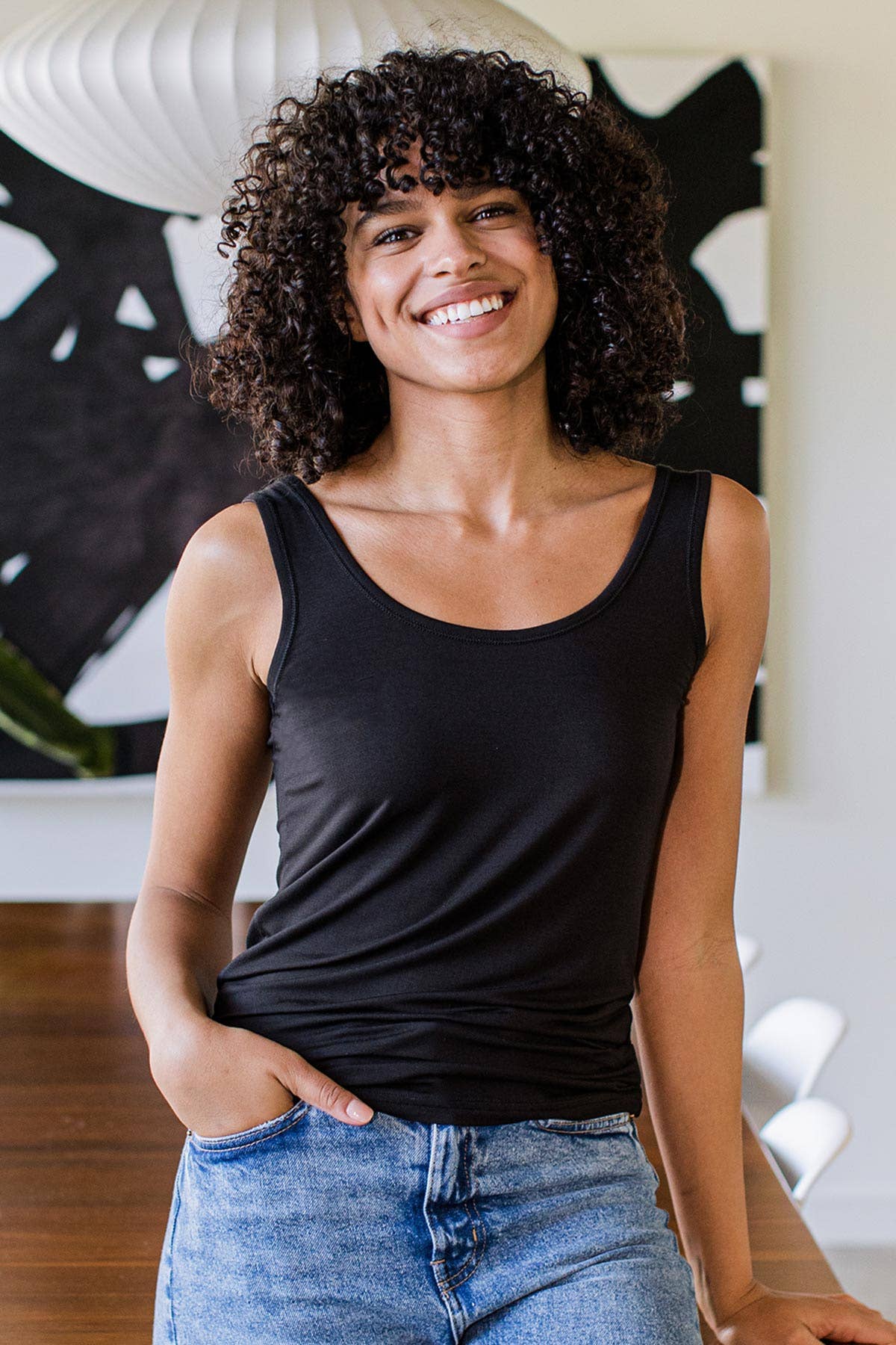 YALA - Zia Layering Bamboo Tank Top
