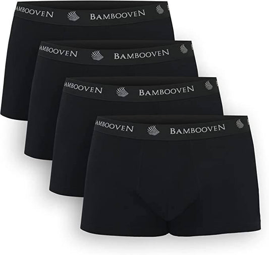 Bambooven - Men’s Bamboo Trunks with Pouch 4-Pack