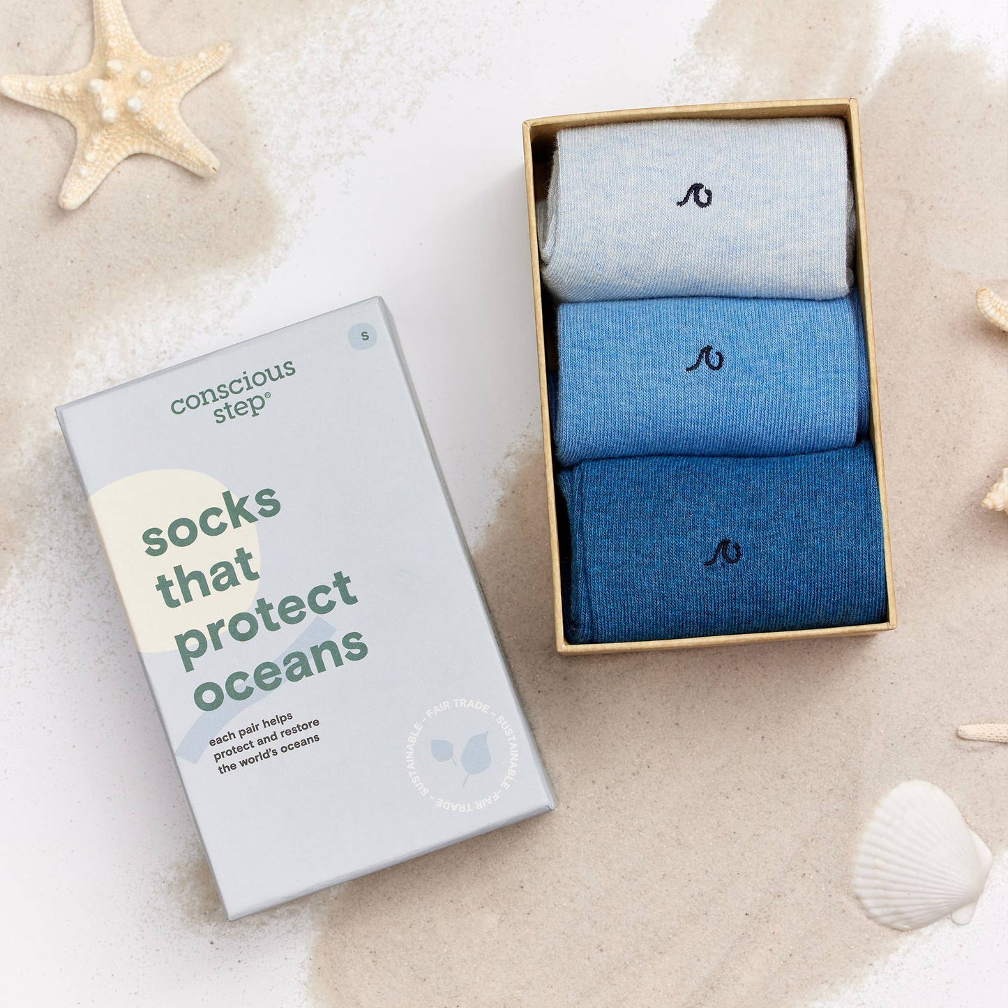 Conscious Step - Socks that Protect Oceans | Boxed Set - Ocean Gifts
