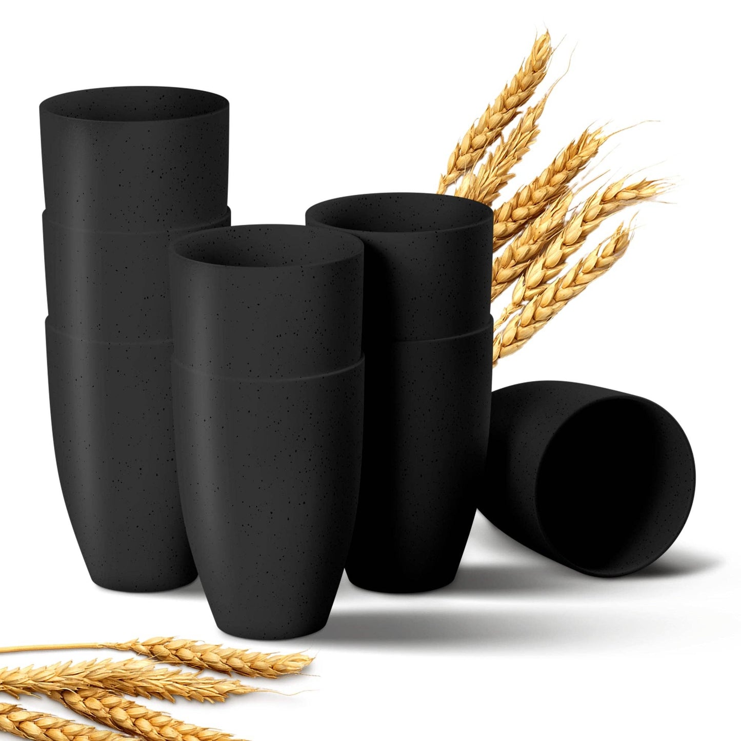 Greendish - Eco-Friendly Wheat Straw Drinking Cups Sets Lightweight
