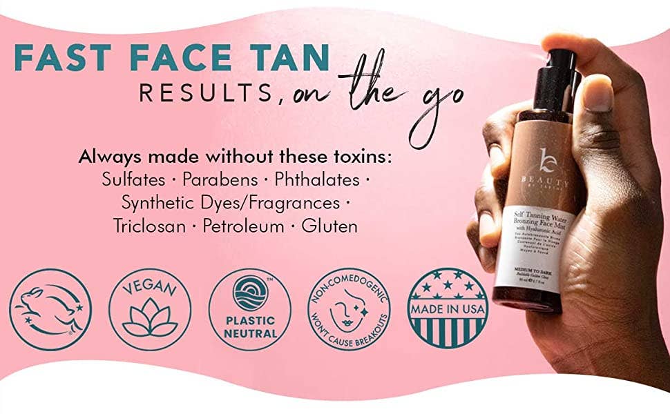 Self Tanning Water Bronzing Face Mist 2.7oz (2 Shades)