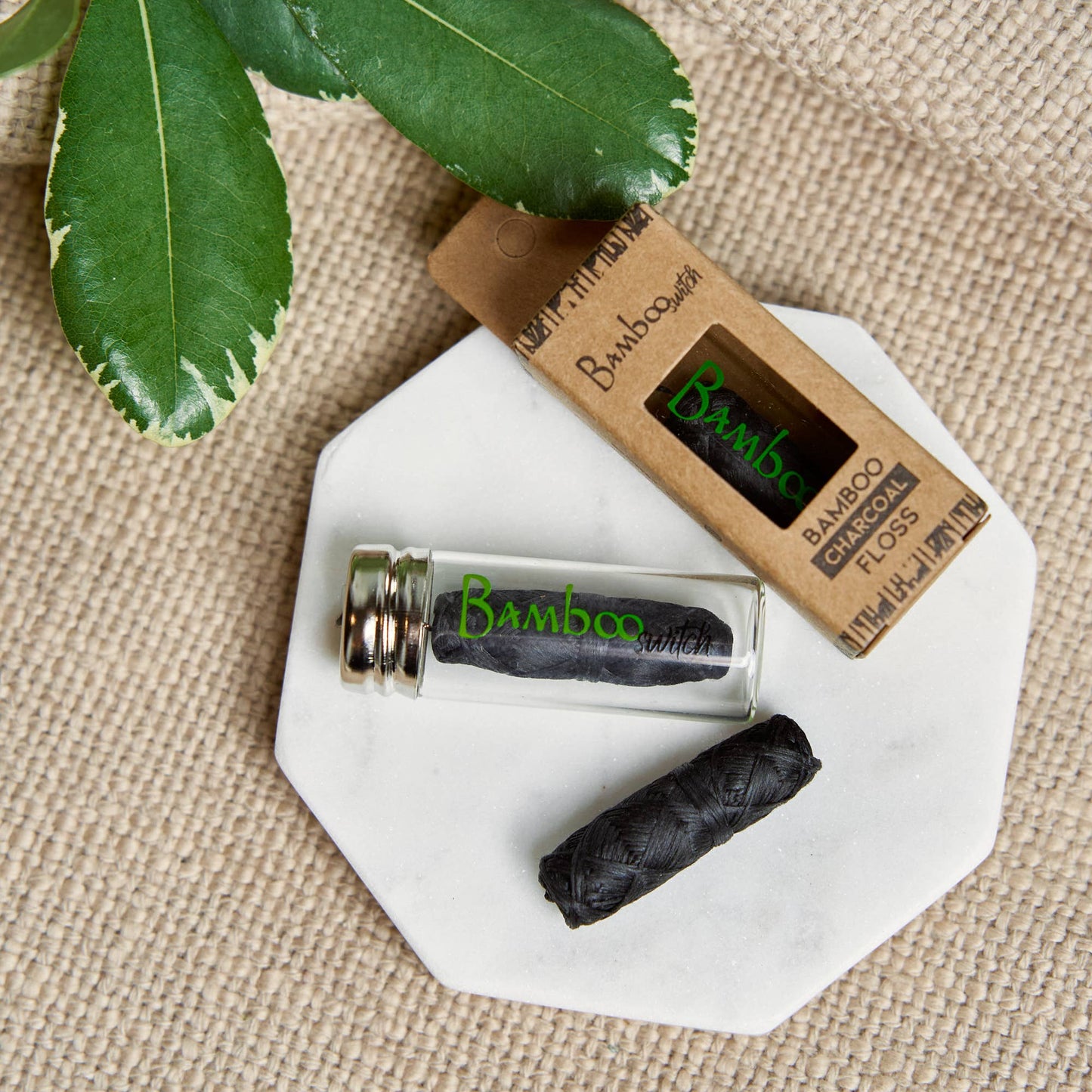 Charcoal Bamboo Floss | Vegan, Organic, and Compostable