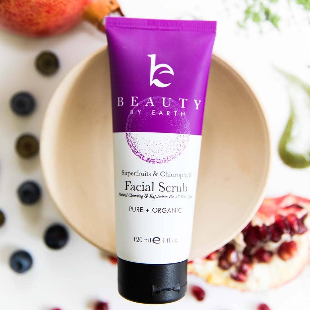 Exfoliating Face Scrub & Wash 4oz (2 in 1)