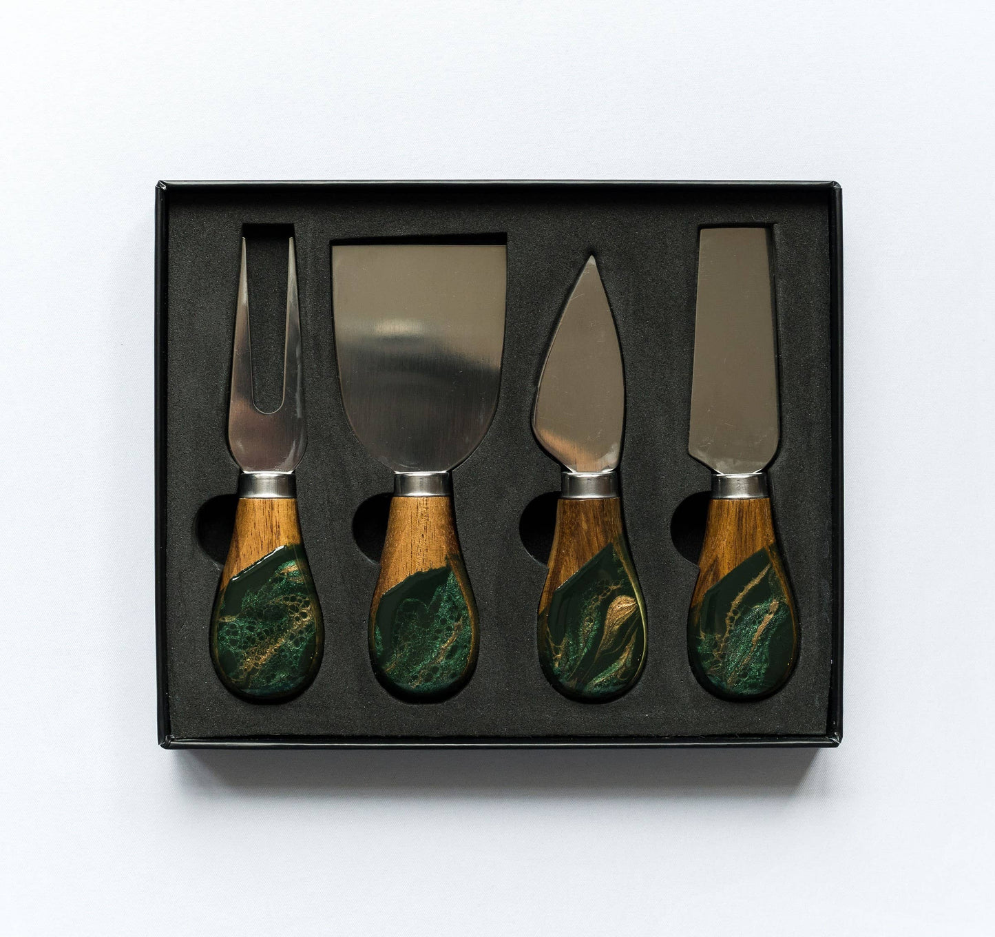 Resin Coated Cheese Knife Set - Set of 4 - NO TARIFFS!