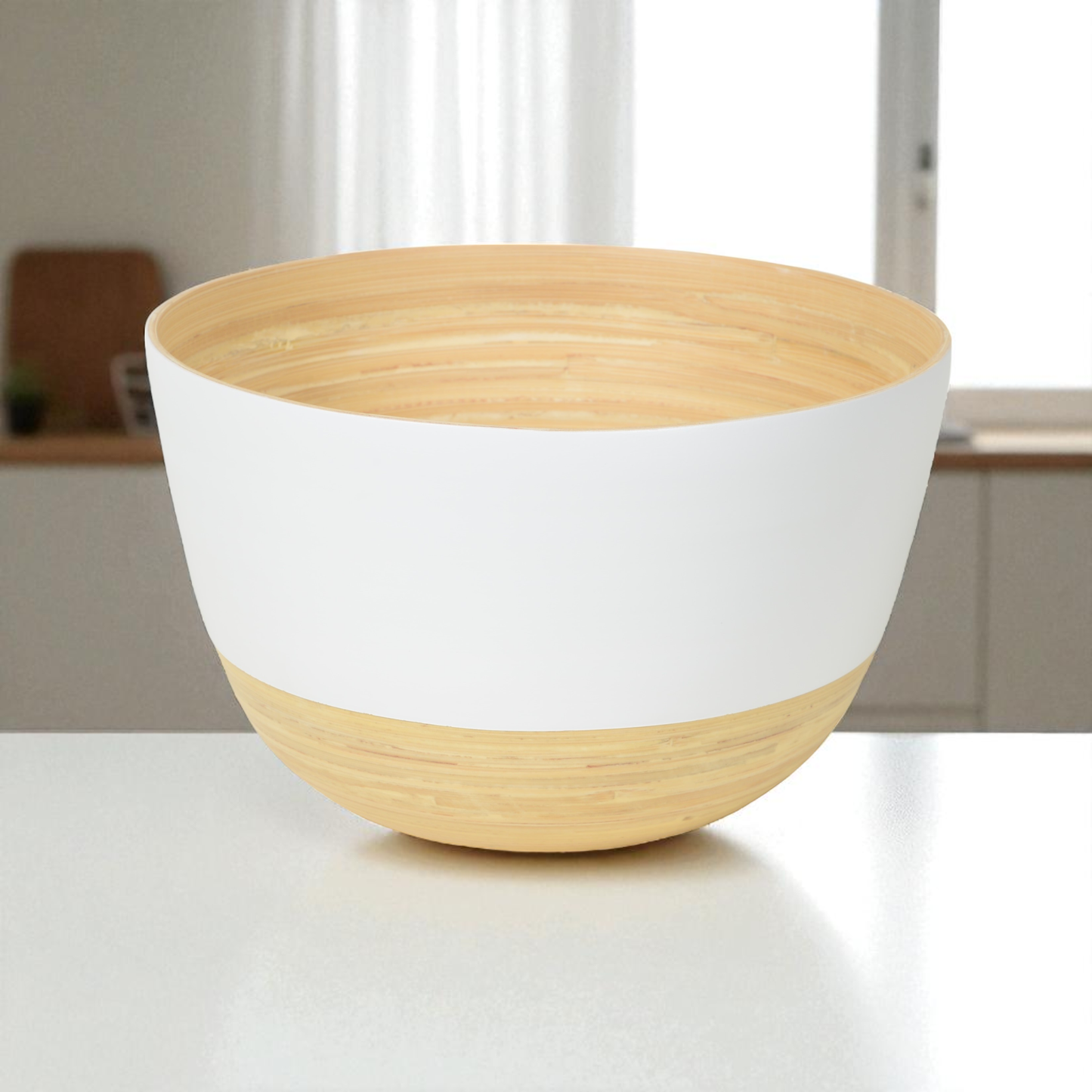 Matte Bamboo Mixing Bowl