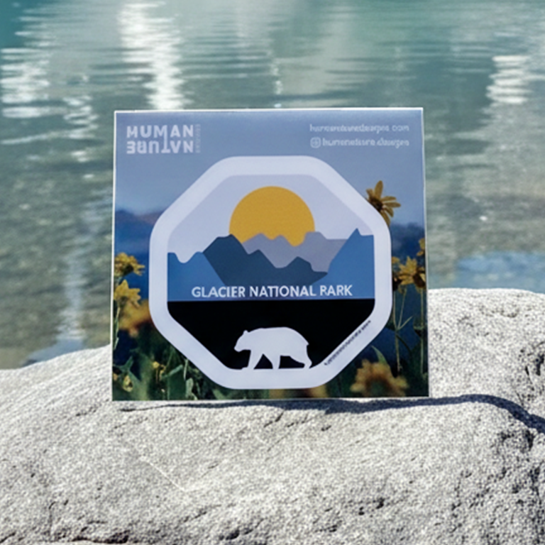 Glacier National Park Sticker - Montana Sticker + Souvenir
