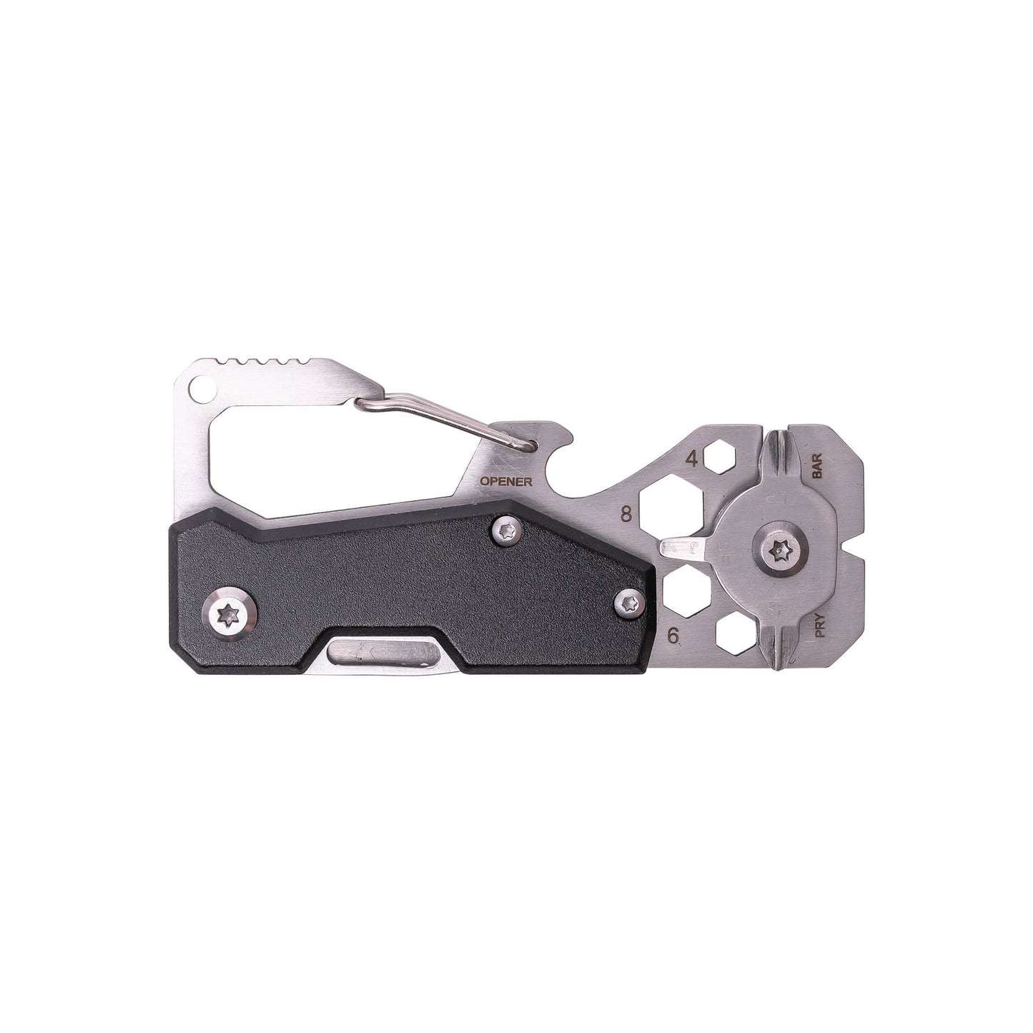 Stainless Multi-Tool Carabiner | Clip-On EDC Gear Tool