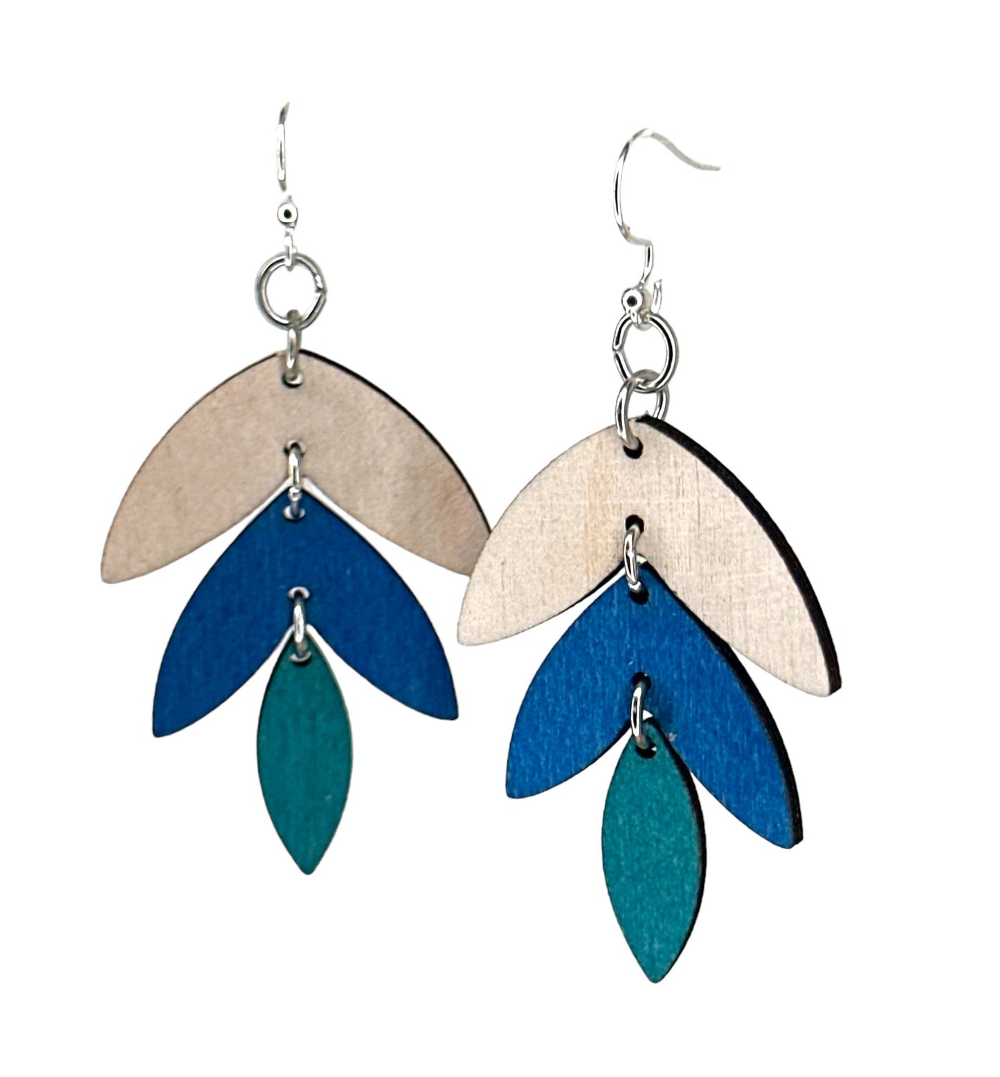 Green Tree Jewelry - Three Piece Earrings #1773