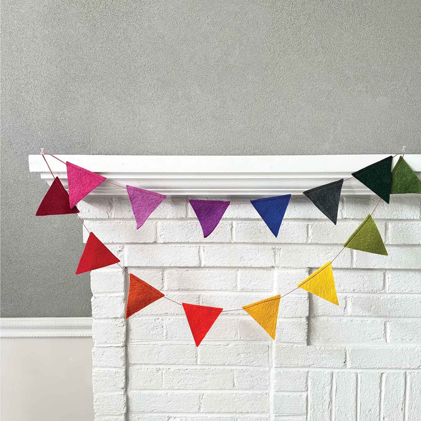 Rainbow Felt Bunting