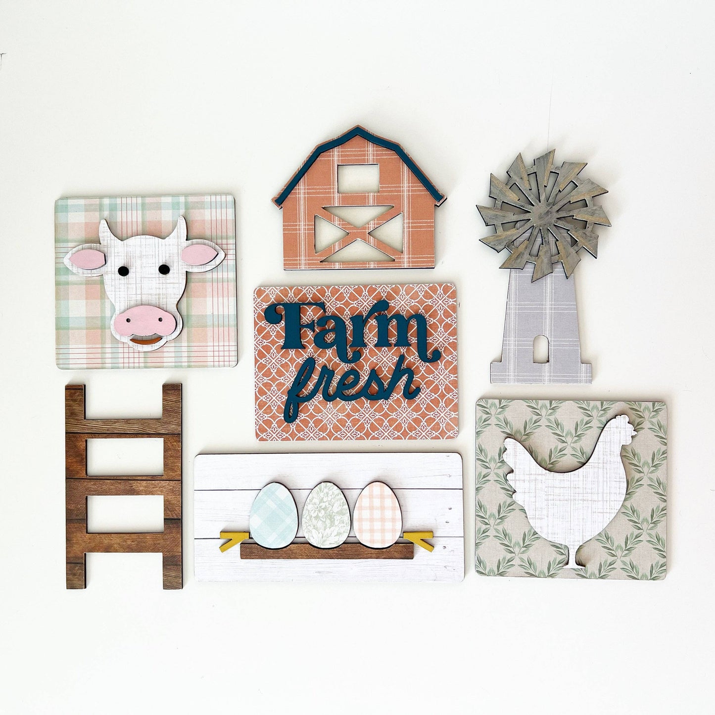 Tiered Tray Set - Farm Fresh DIY wood craft