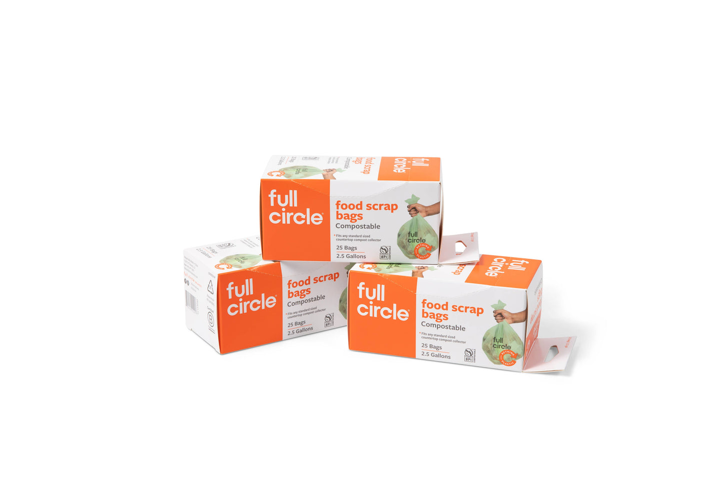 Full Circle Home - Compostable Food Scrap Bags 2.5 Gallon (25pk)