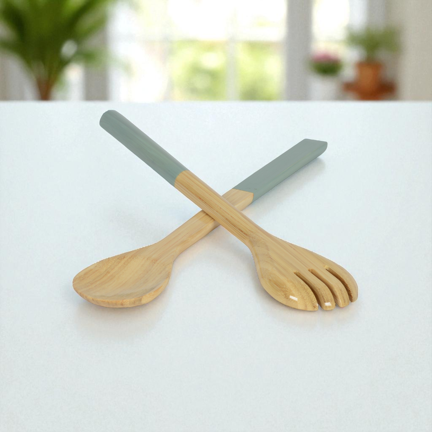 Large Bamboo Server Set
