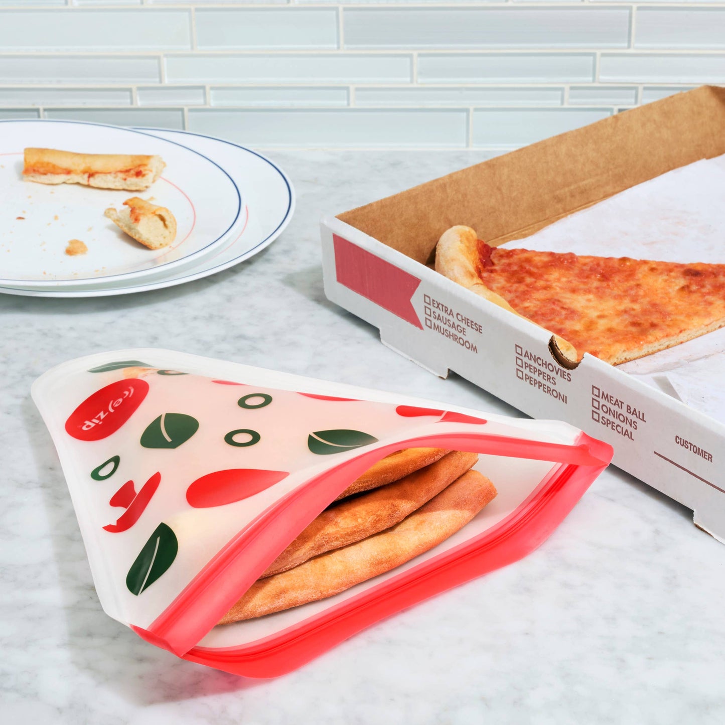 Reusable Pizza Saver Bag 2-Pack