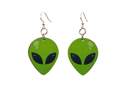 Green Tree Jewelry - Alien Earrings