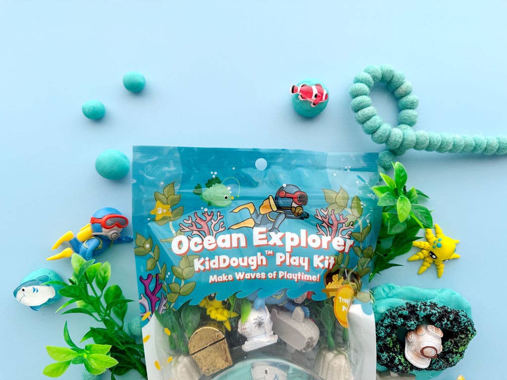 Earth Grown KidDoughs (KidDoughs by EGKD) - Ocean Explorer KidDough Play Kit