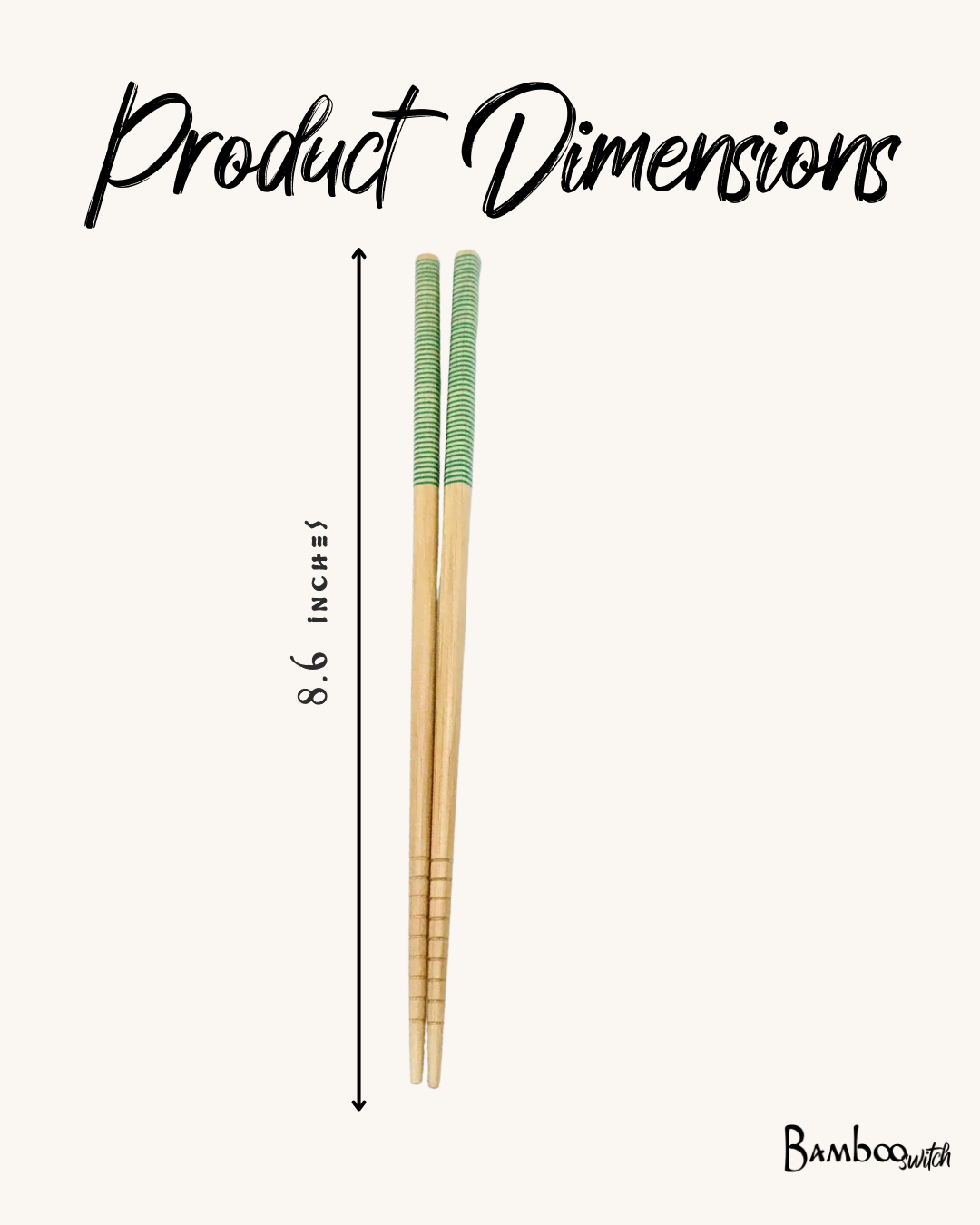 Bamboo Chopsticks - Set of 2 | Earth Day Bestseller