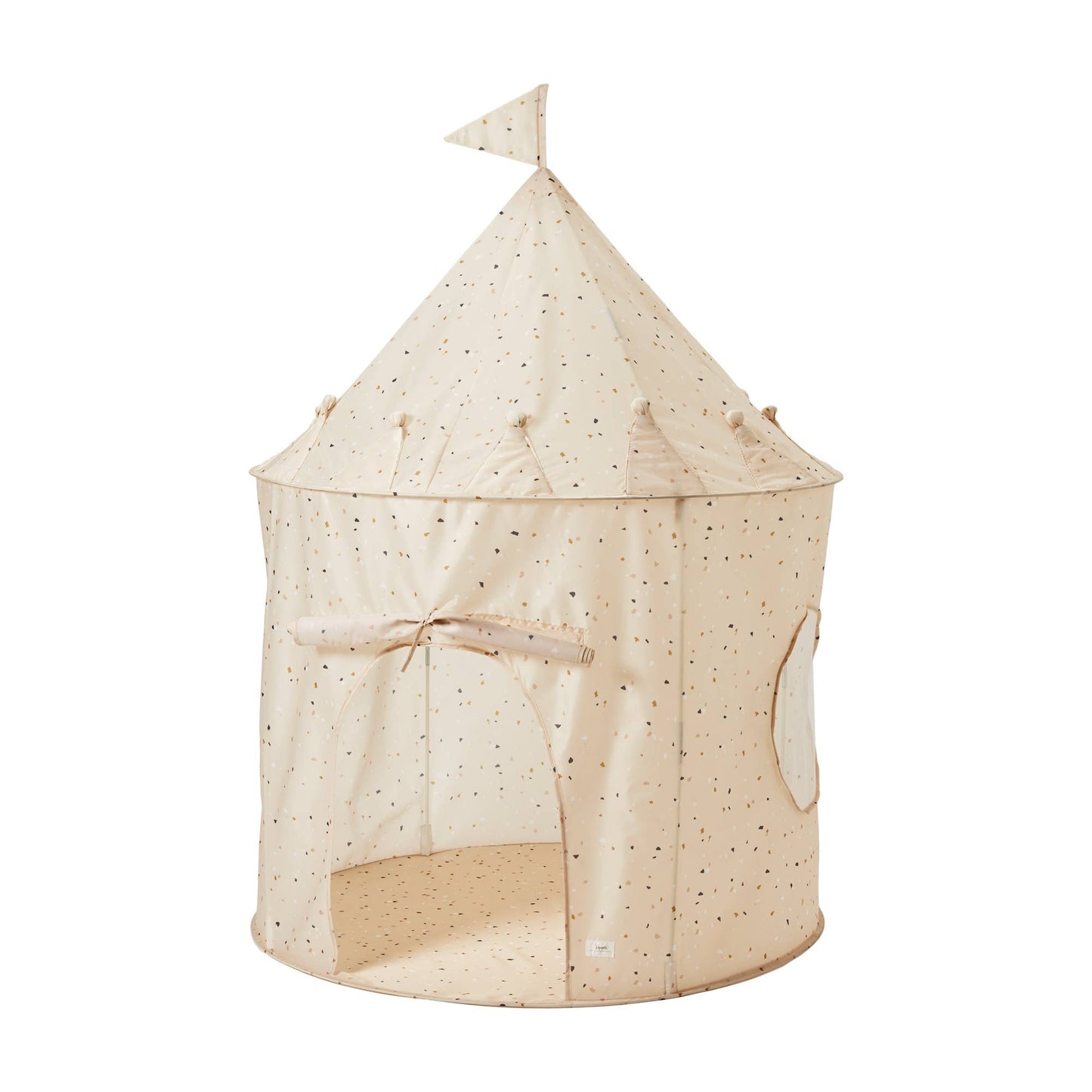 Kids Play Tent Castle with Recycled Fabric - Prints