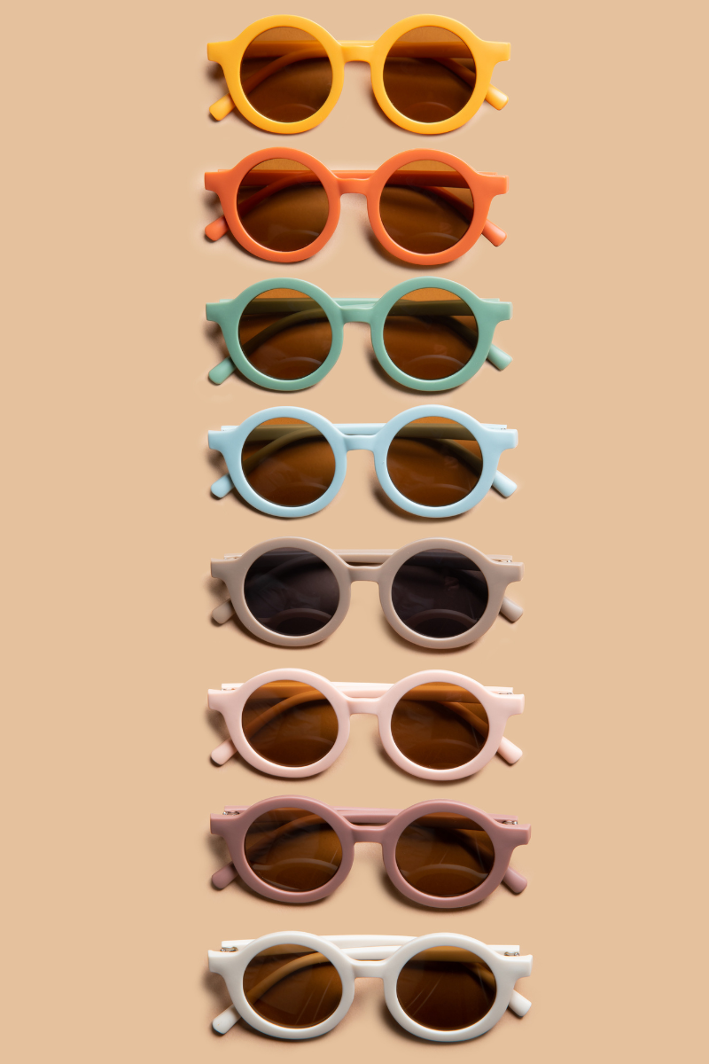 Kids Recycled Plastic Sunglasses, Sky Blue