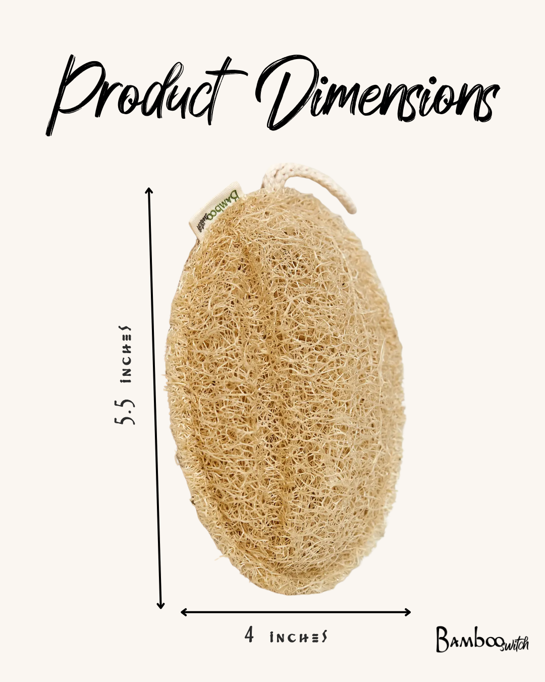 Large Oval Exfoliating Loofah