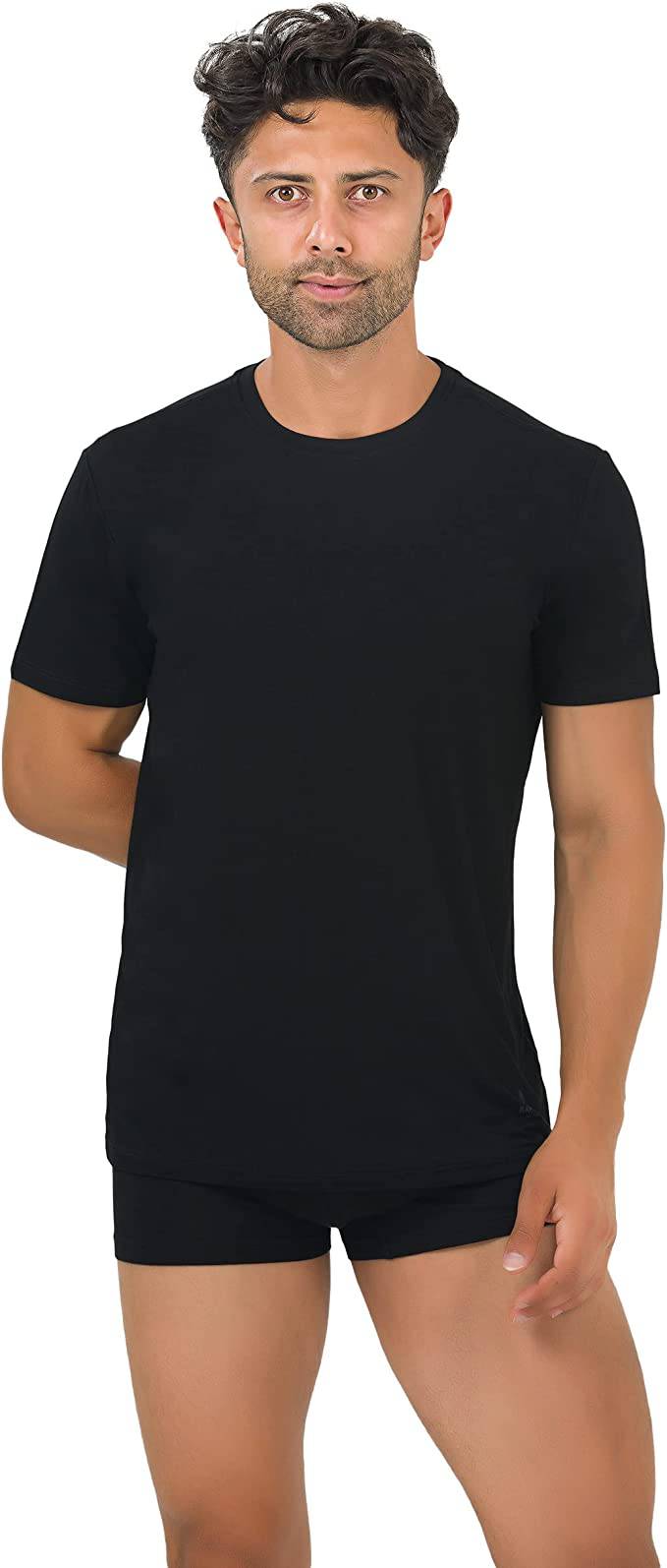 Bambooven - Men's Bamboo Crew Neck Undershirts (3-Pack)