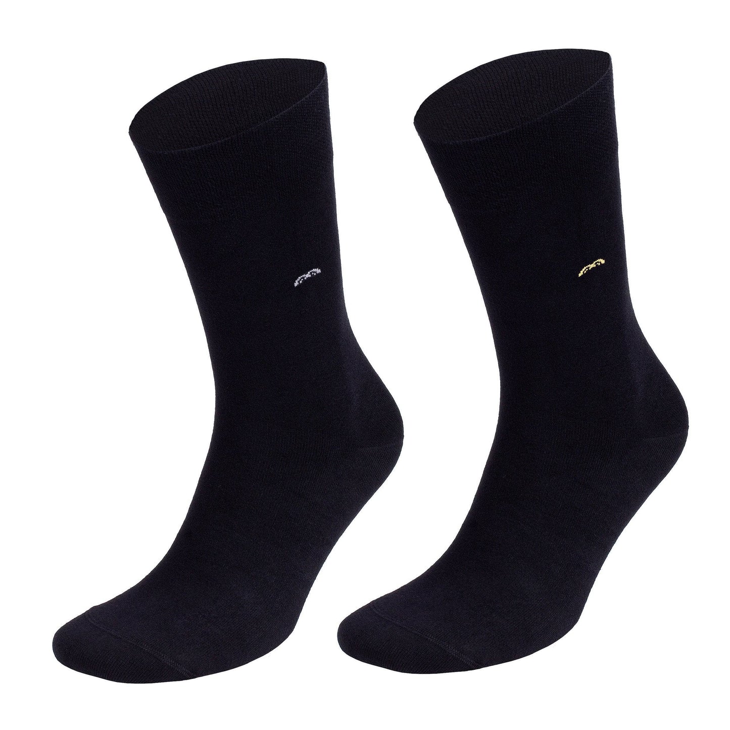 Mens Bamboo Dress & Trouser Socks 'Black" 8-Pack - 633