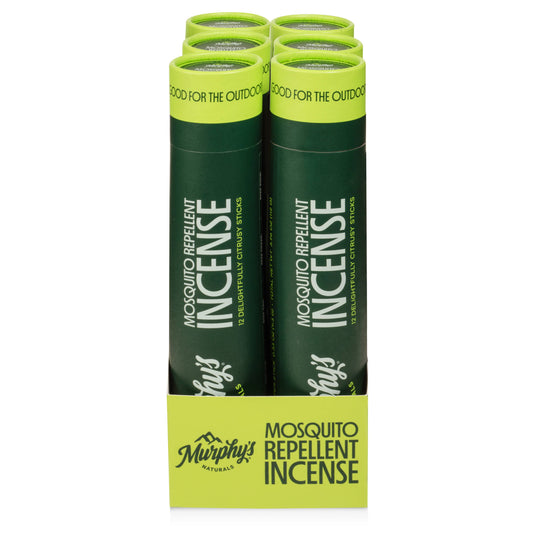 Murphy's Naturals - Mosquito Repellent Incense Sticks - Display of 6 Tubes
