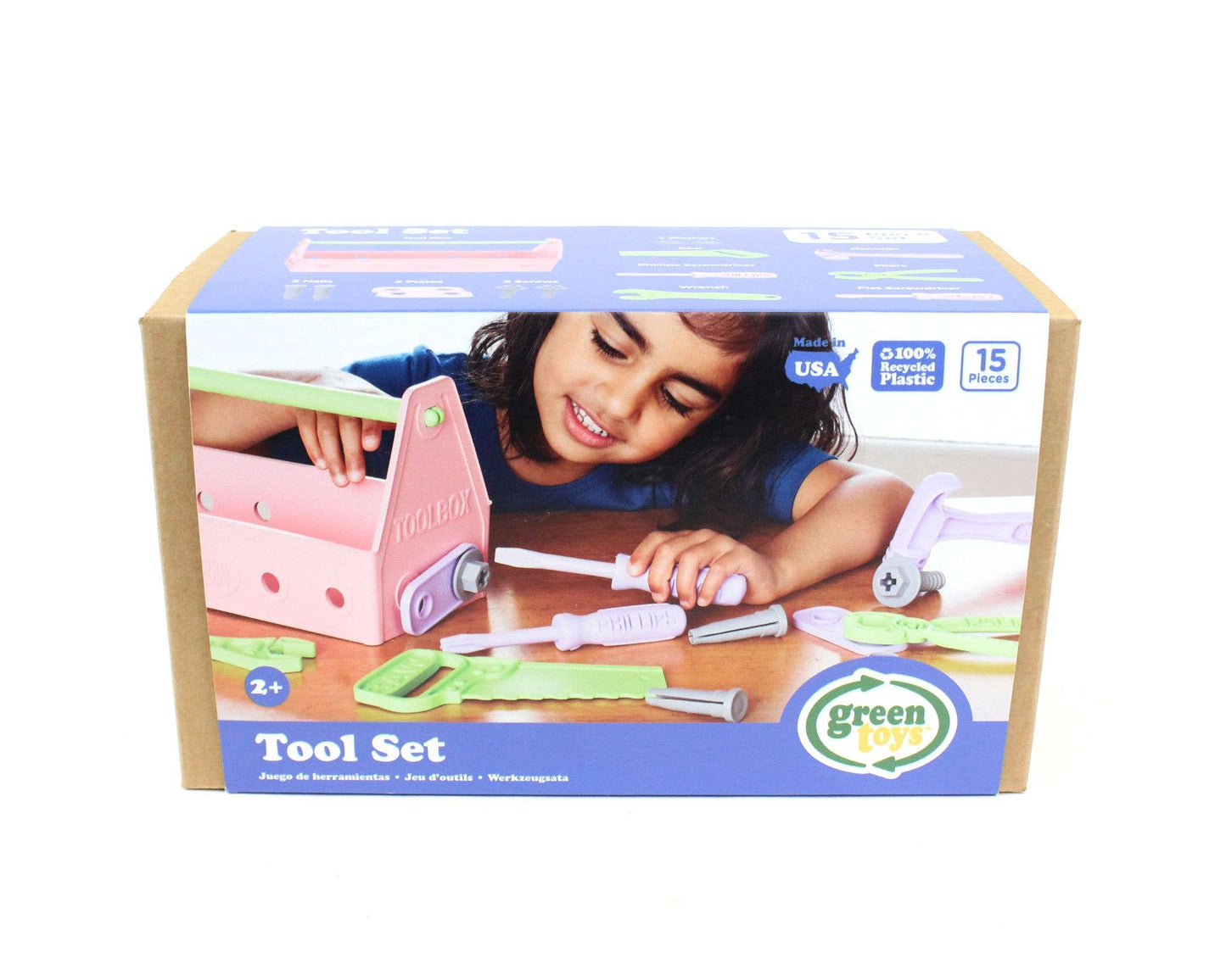 Green Toys - Tool Set - Pink