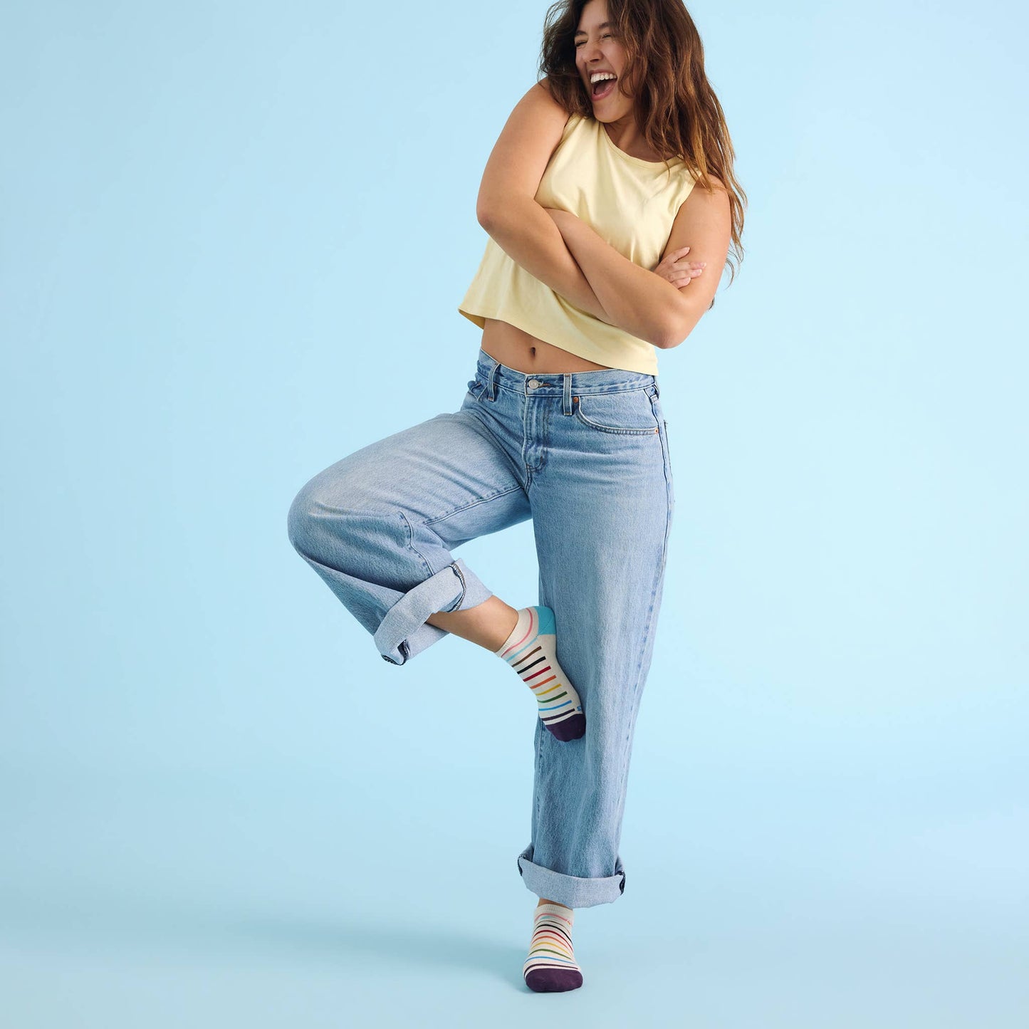 Conscious Step - Ankle Socks that Save LGBTQ Lives | Pride Flag - Pride Gifts