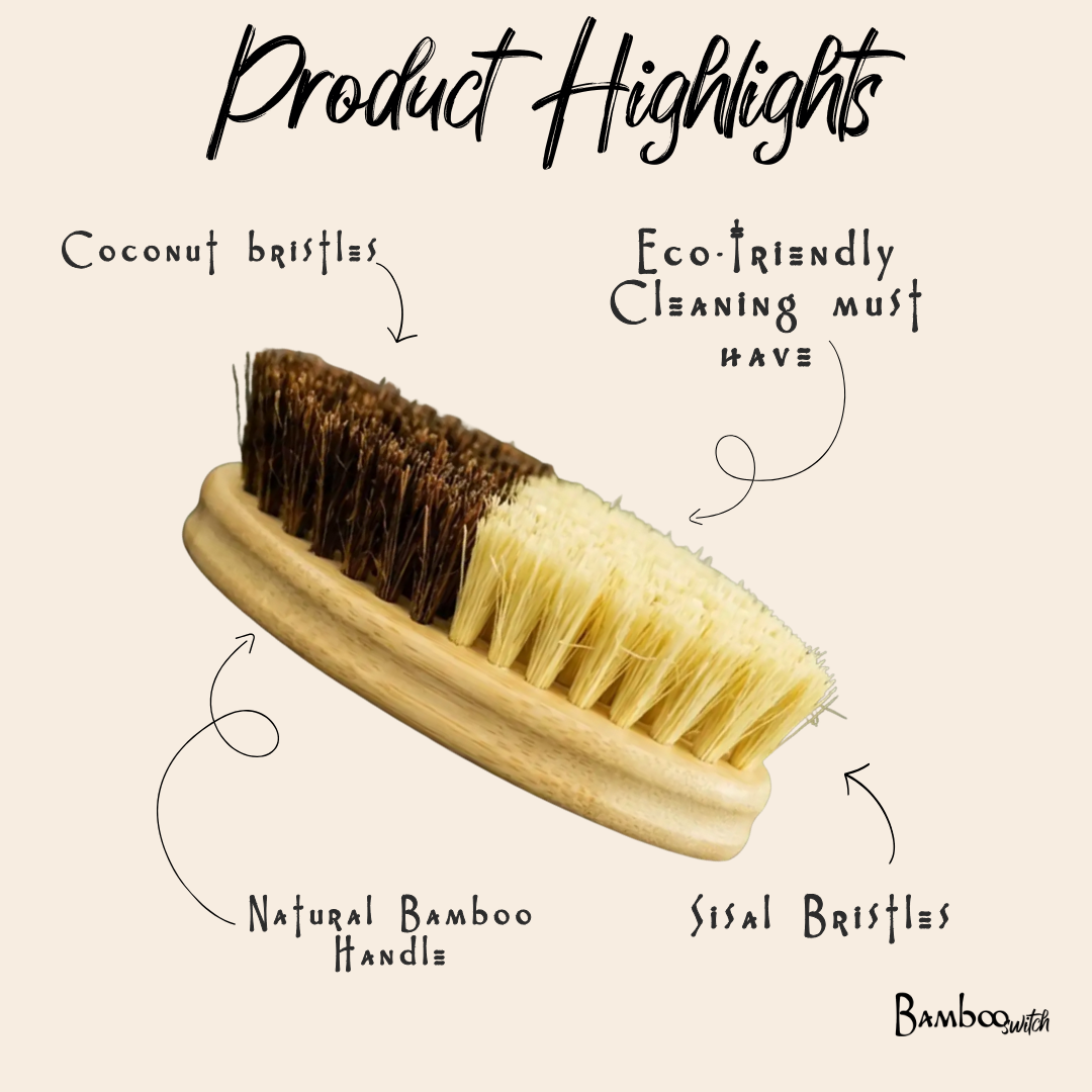 Bamboo Cleaning Brush | Vegetable & Kitchen Bestseller